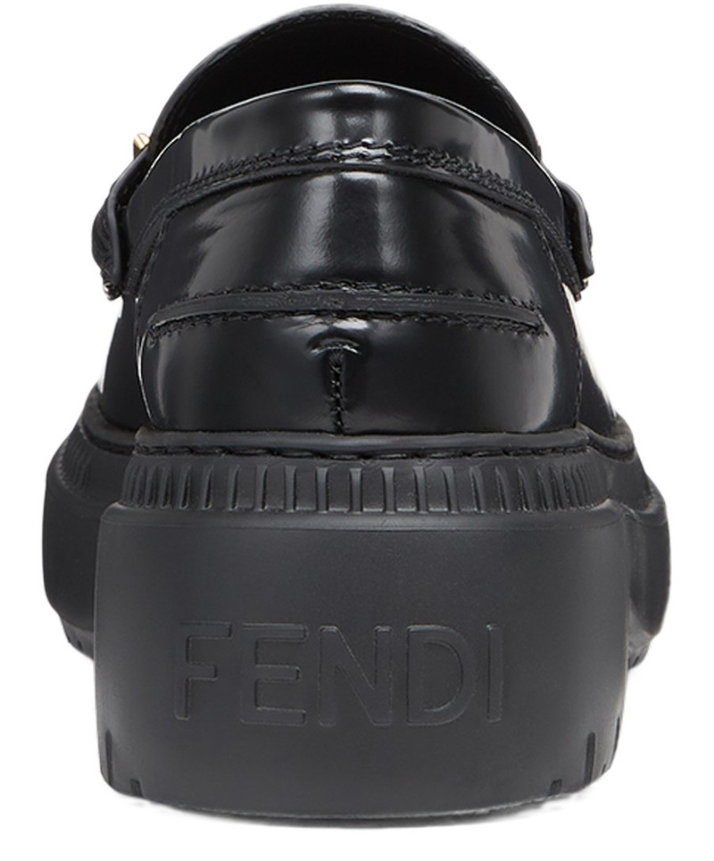 logo-lettered chunky-sole loafers 3