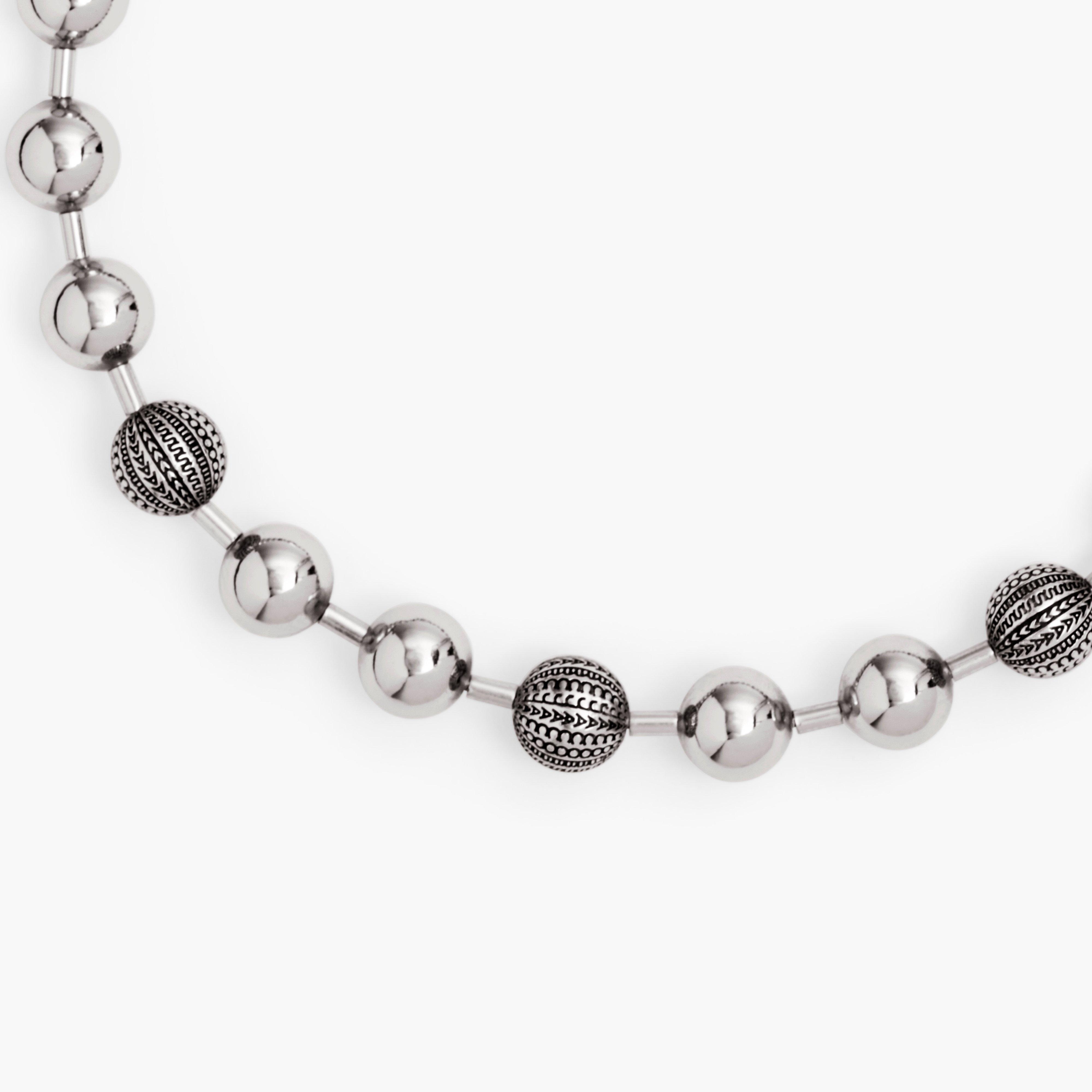 THE MONOGRAM BALL CHAIN NECKLACE - 4