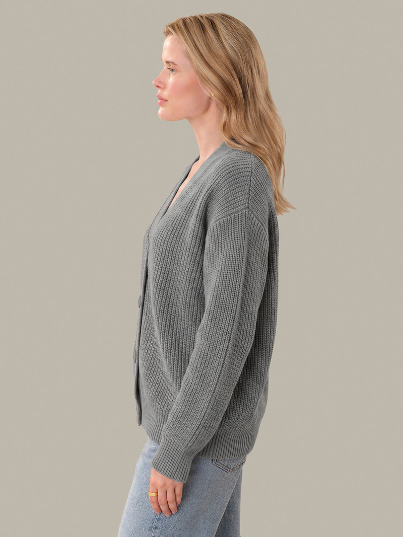 525 america Emilia: Cotton Cocoon Cardigan outlook