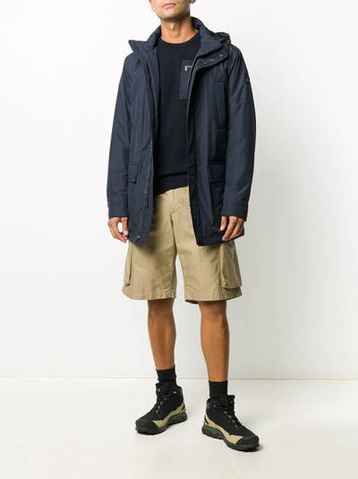 Paul & Shark hooded mid-length parka outlook