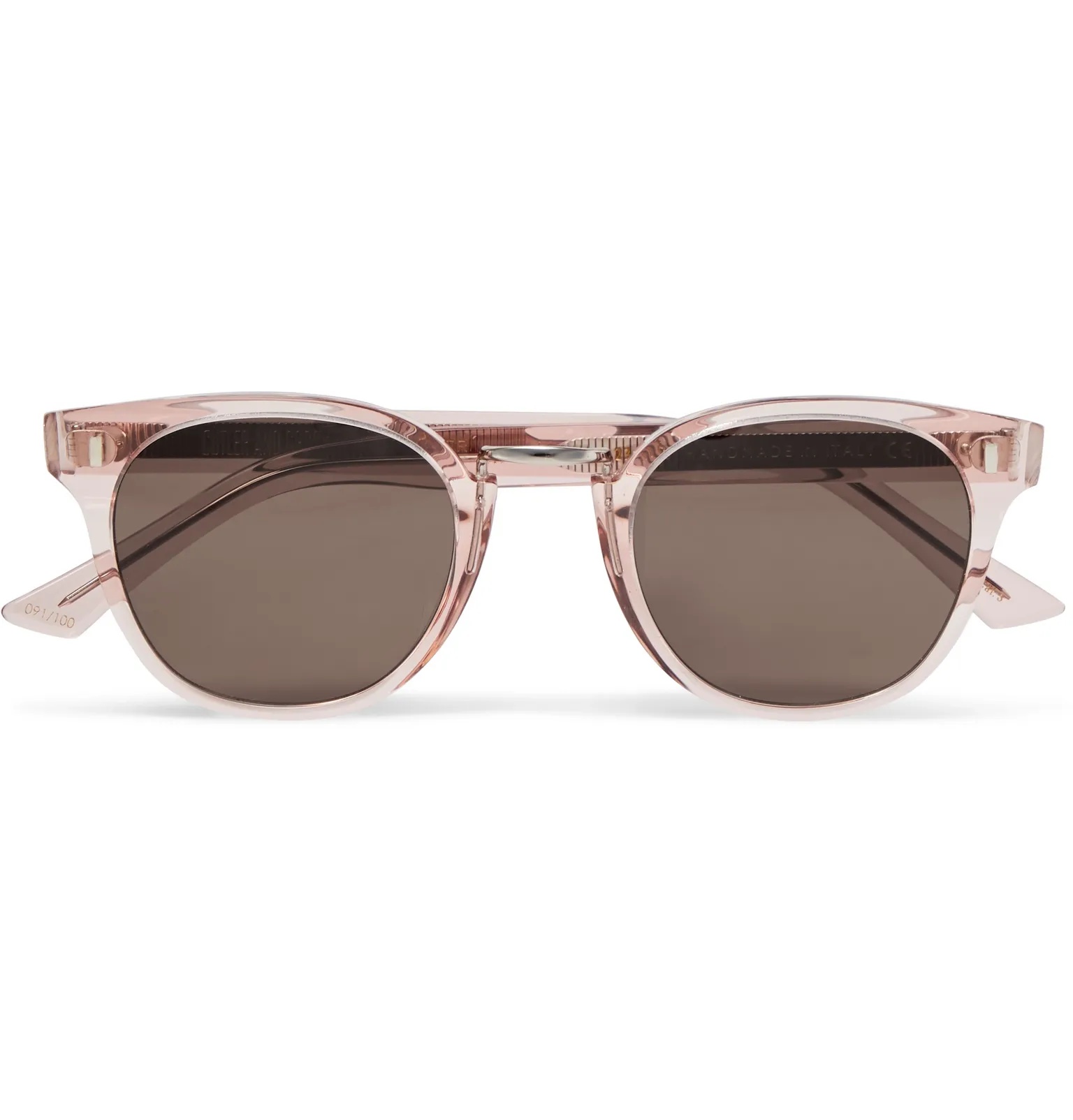 Round Frame Acetate Sunglasses - 1