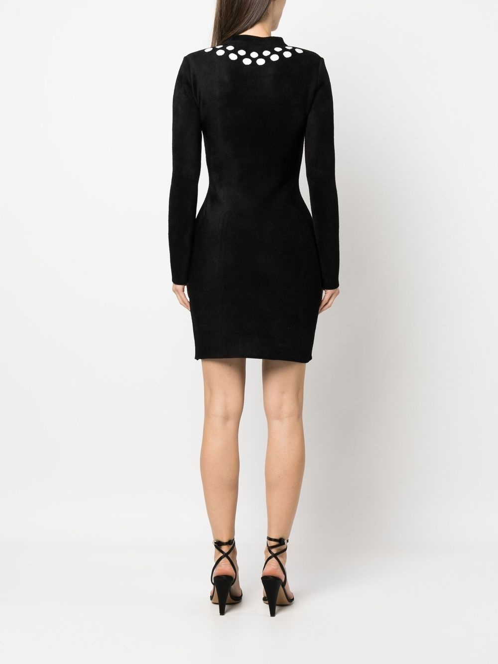 jacquard-knit minidress - 4