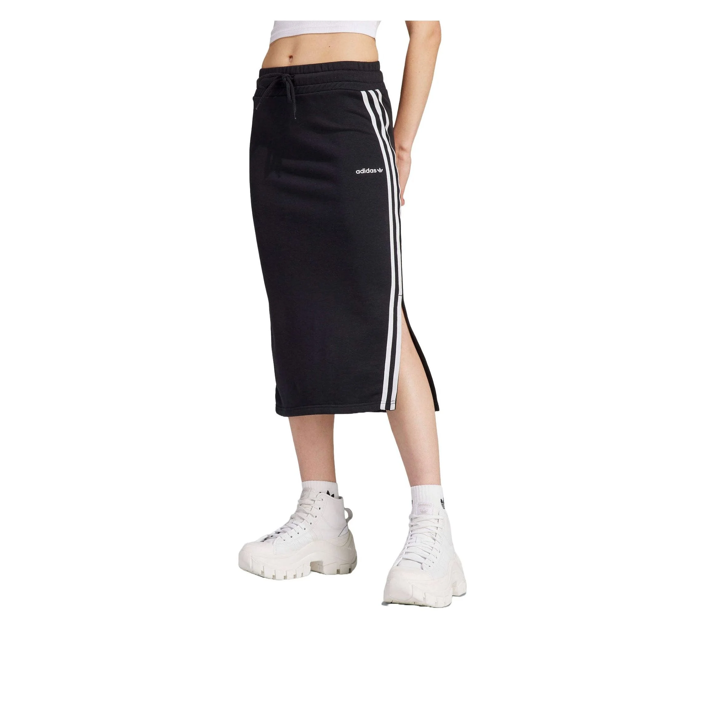 (WMNS) adidas 3-Stripes Skirt 'Black White' IR9804 - 1