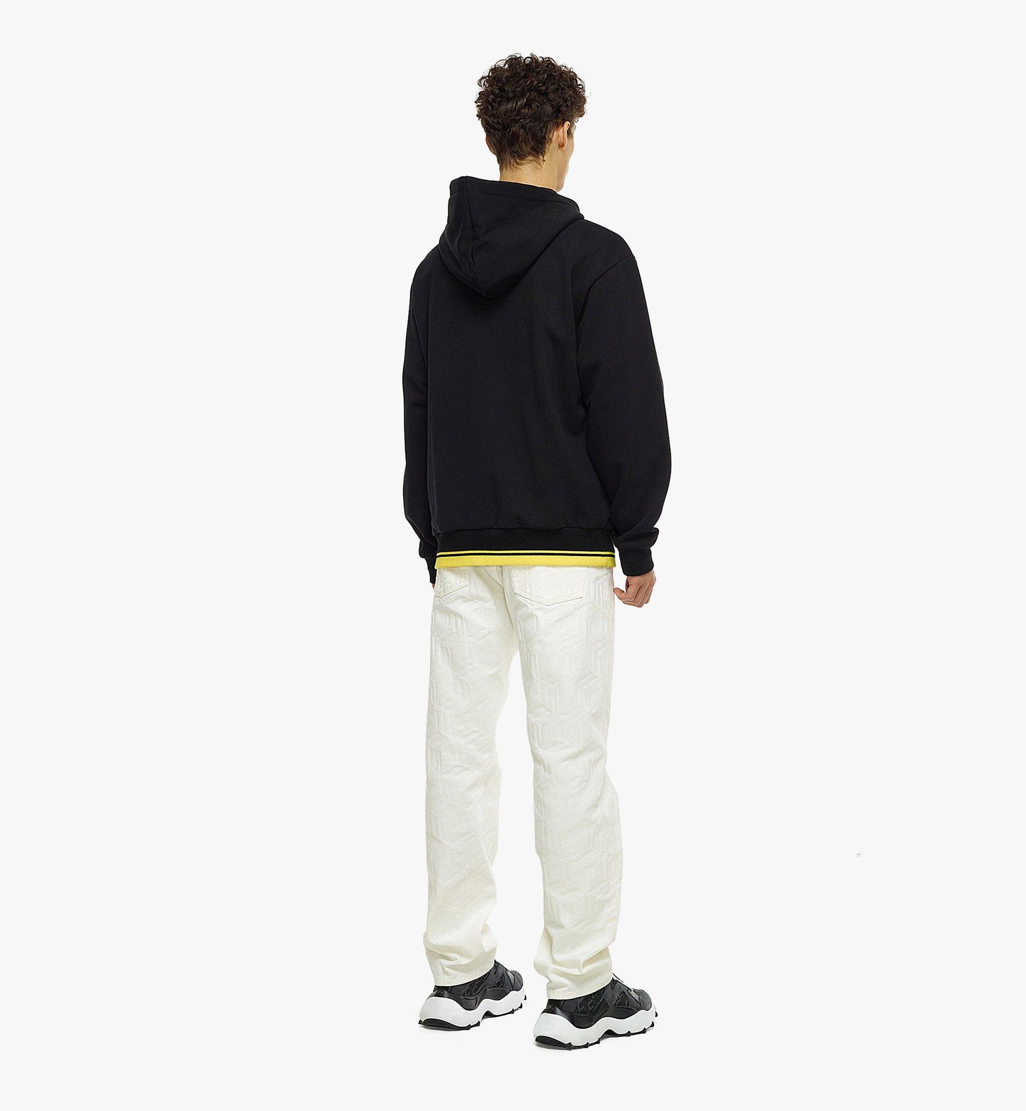 Men’s Cubic Logo Zip Hoodie in Organic Cotton - 4