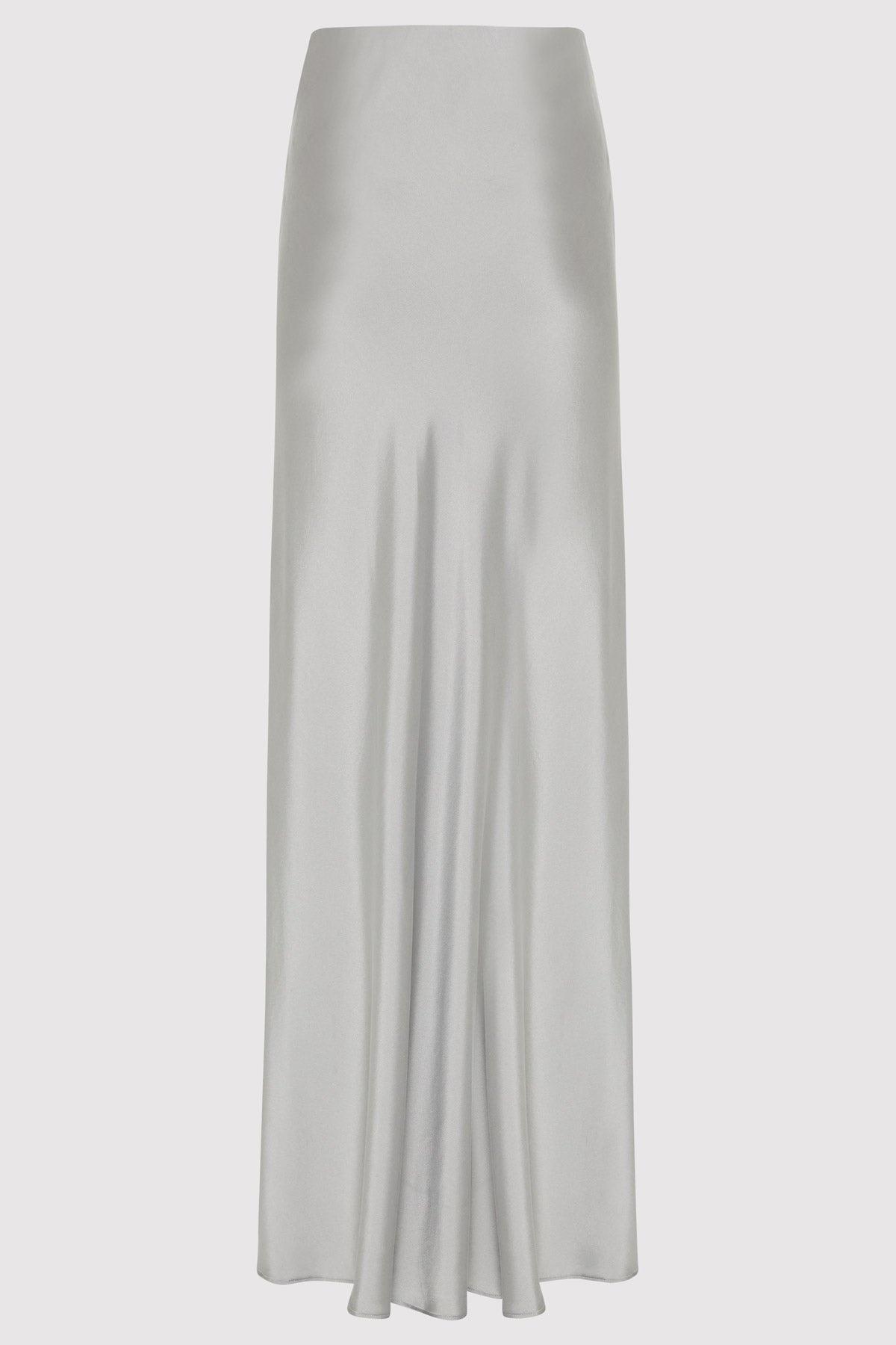 Bias Slip Skirt - Silver - 8