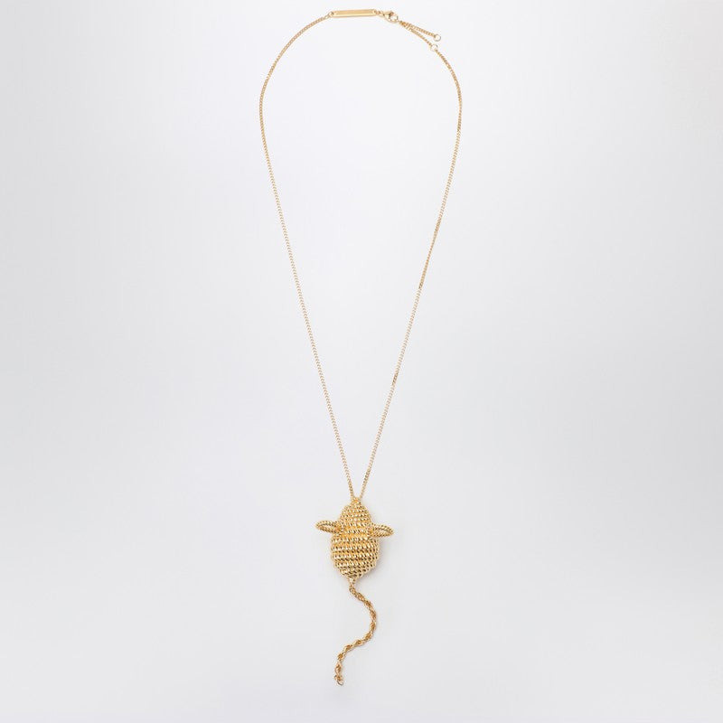 Loewe Mickey Mouse Necklace In Gold Brass Women - 1