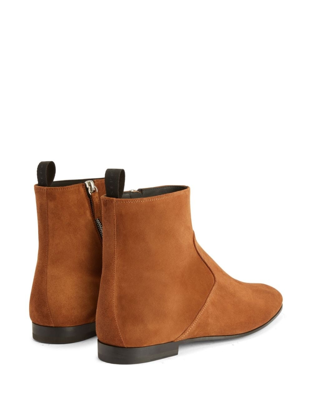 Ron panelled suede ankle boots - 3