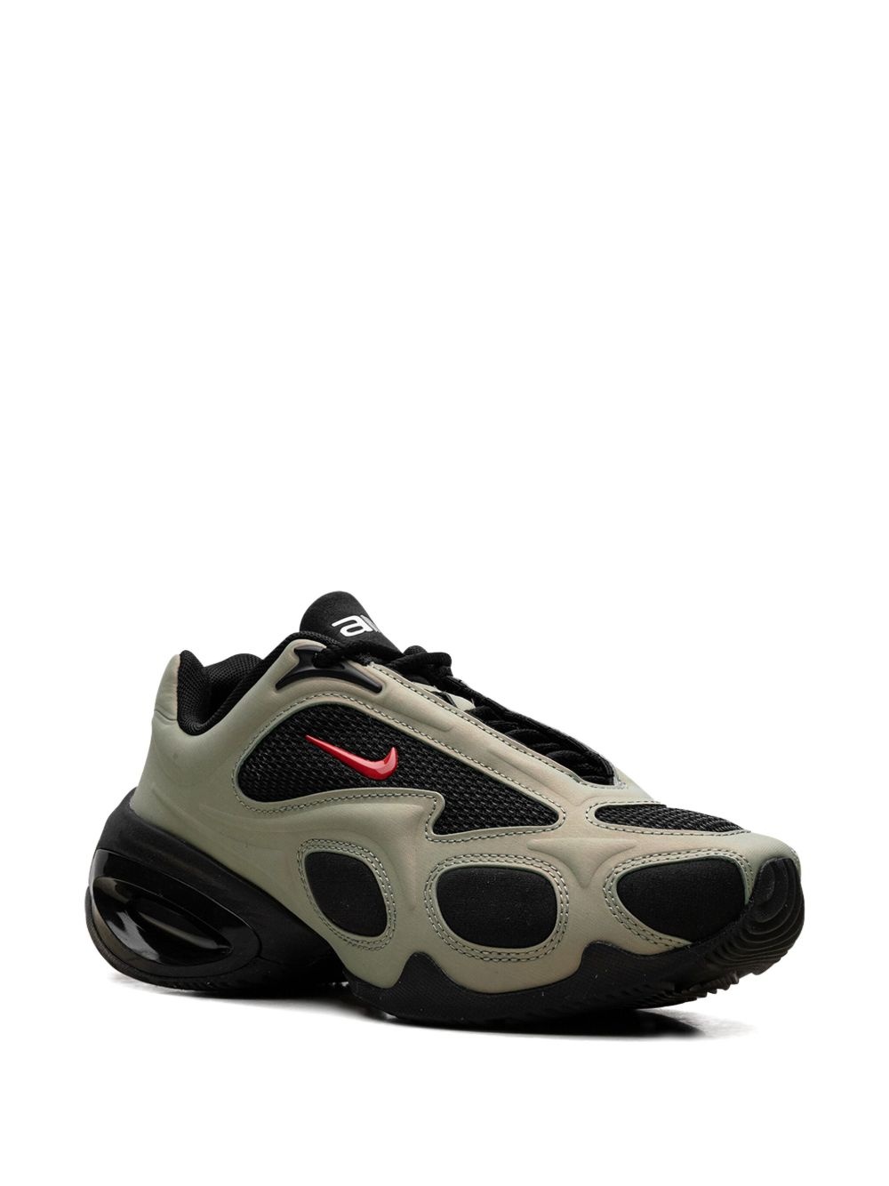 Air Max Muse "Black/University Red-Oil Green-Metallic Silver" sneakers - 2