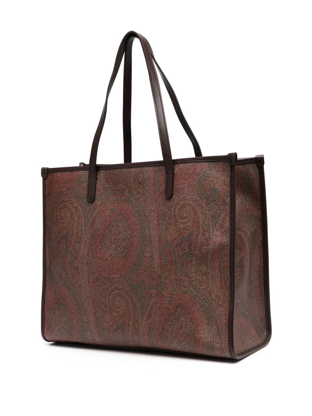 paisley-print studded tote bag - 3