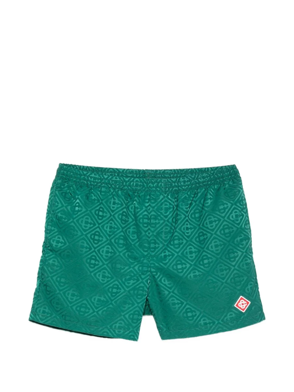 jacquard logo swim shorts - 1