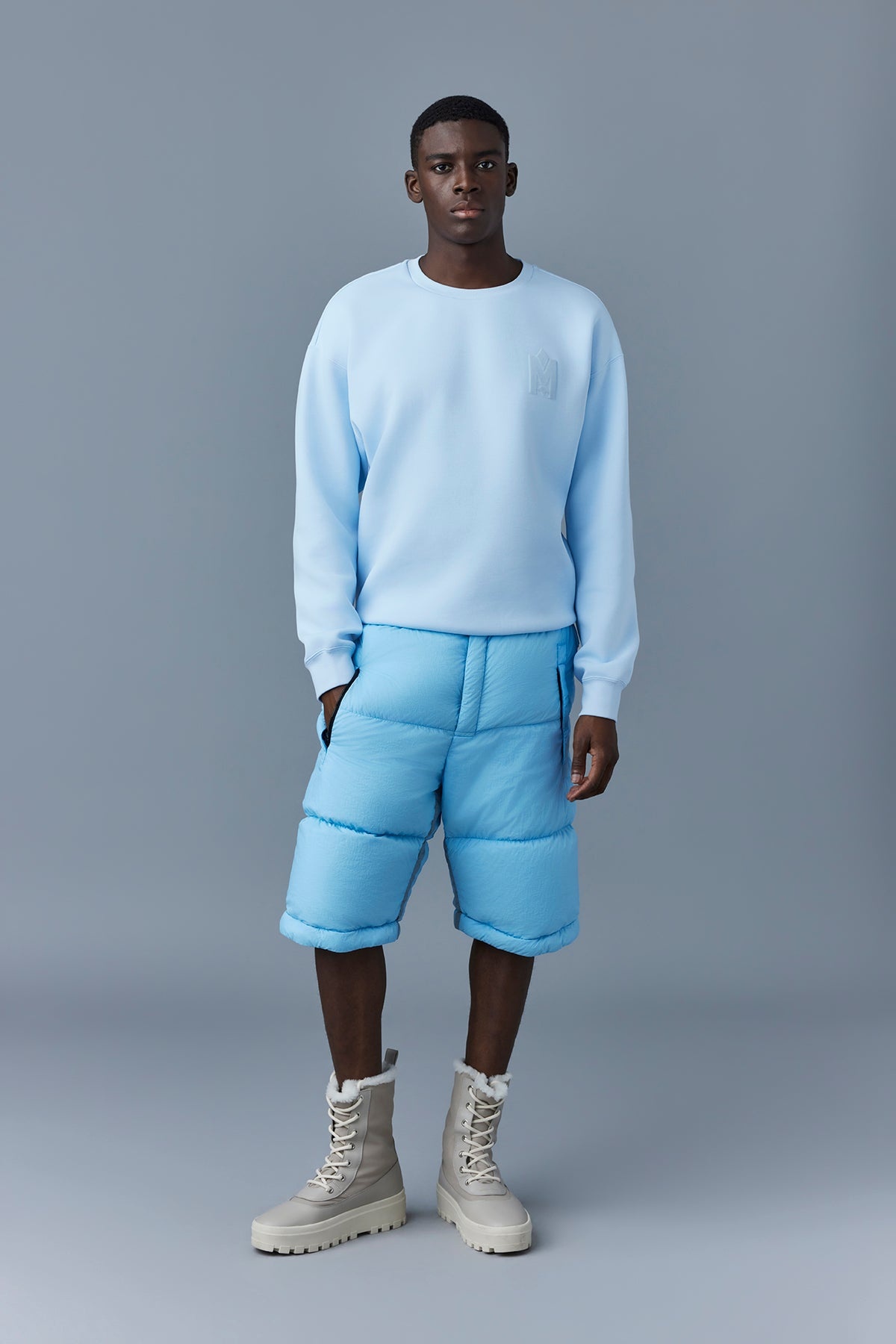 ADORJAN-LC Down Pants with soft crinkled finish - 6