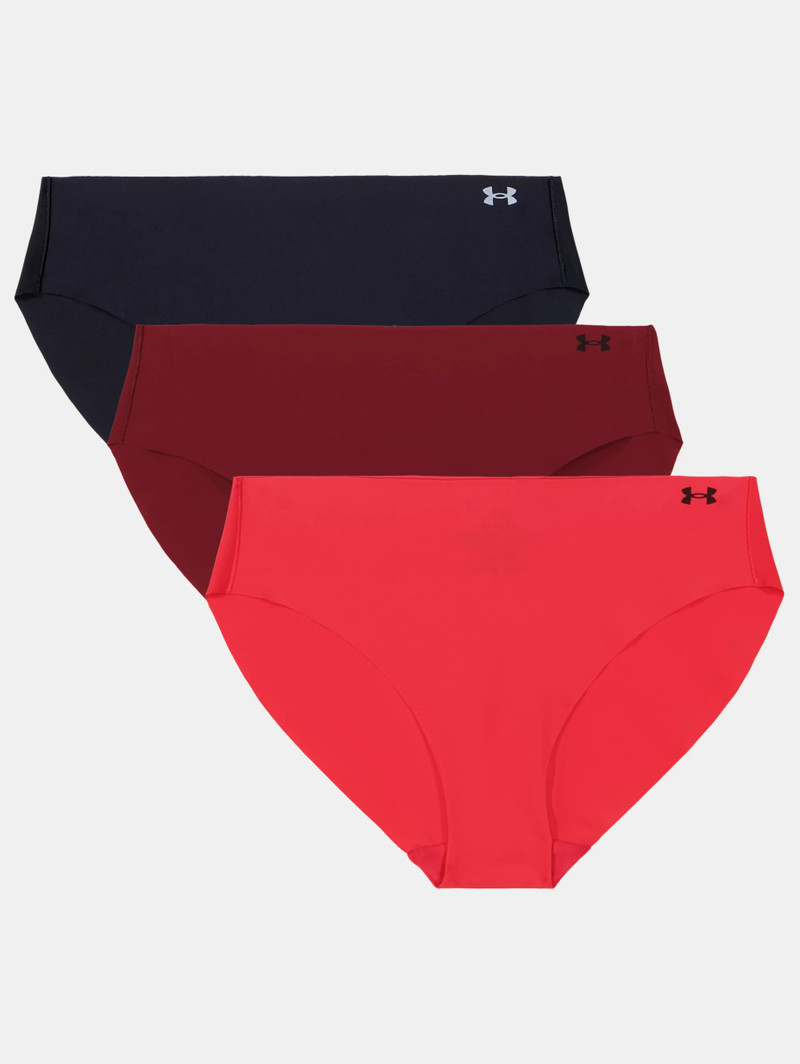 Women's UA Pure Stretch 3-Pack No Show Bikini 5