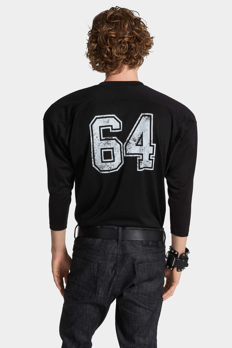 VINTAGE WASH FOOTBALL FIT T-SHIRT - 4
