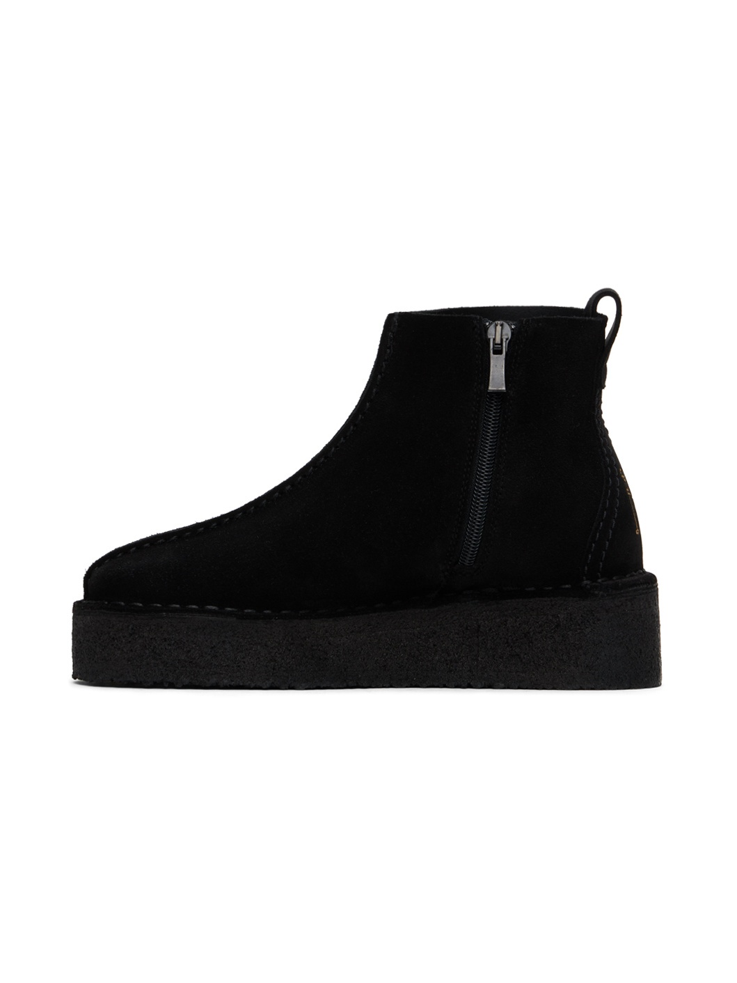 Black Trek Wedge Boots - 3