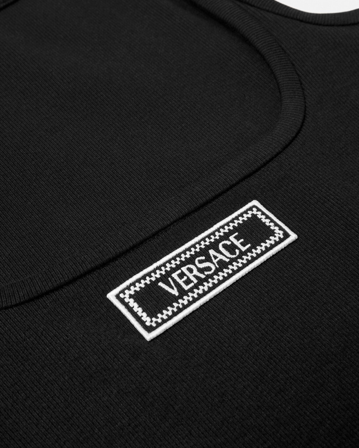 90s Vintage Logo Ribbed Tank Top - 2