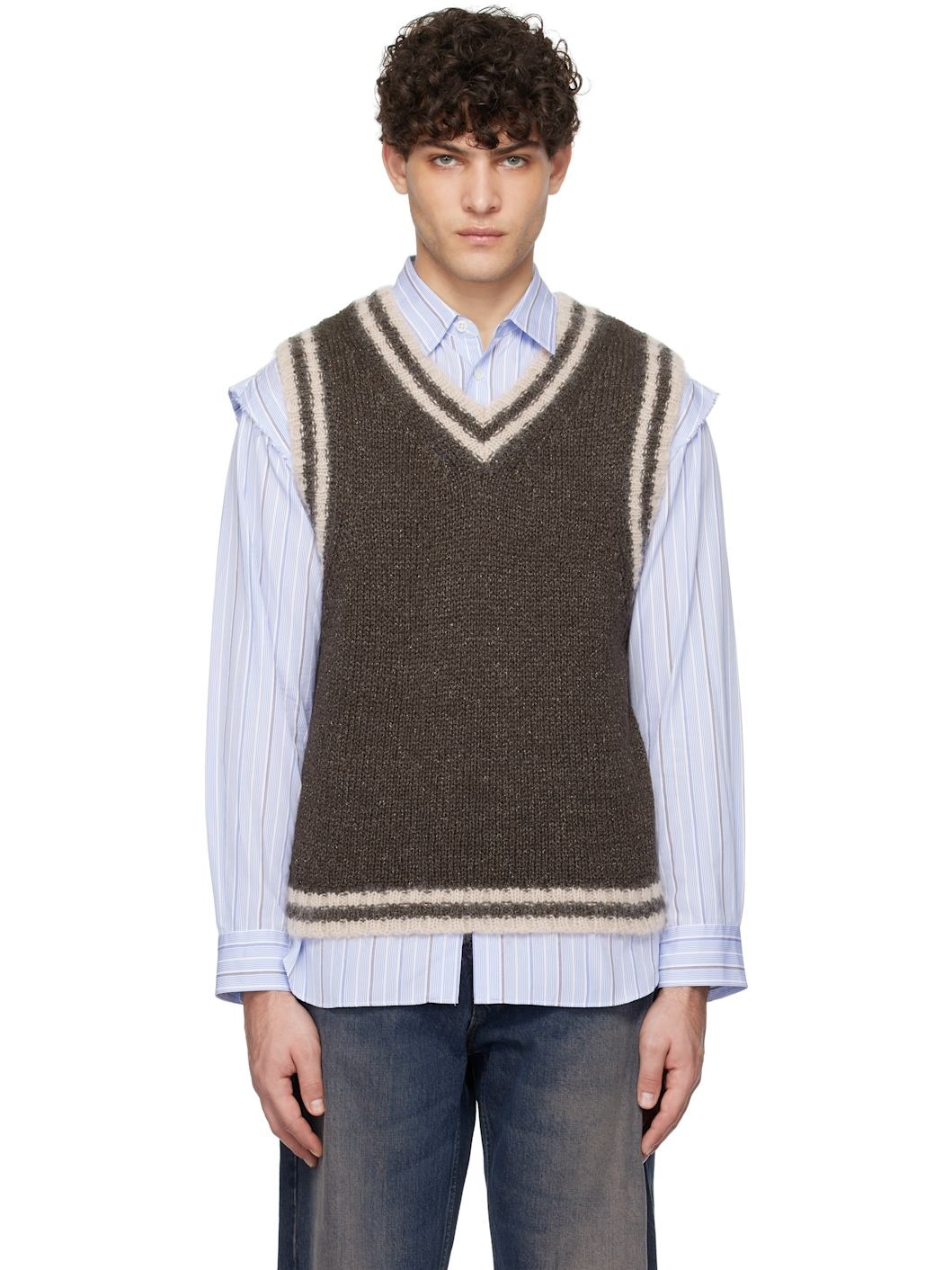 Brown Education Vest - 1
