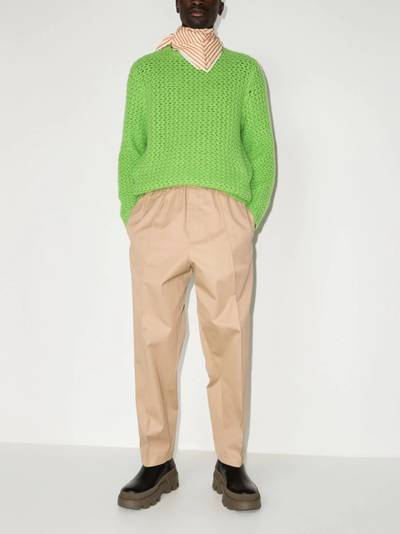 Jil Sander straight-leg cropped trousers outlook