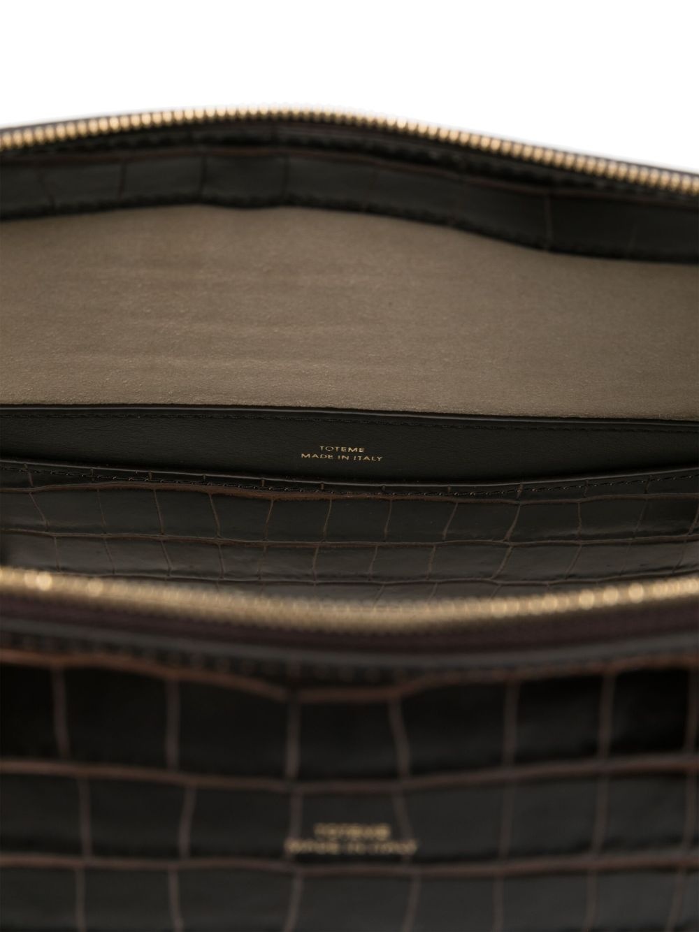 crocodile-embossed tote bag - 4