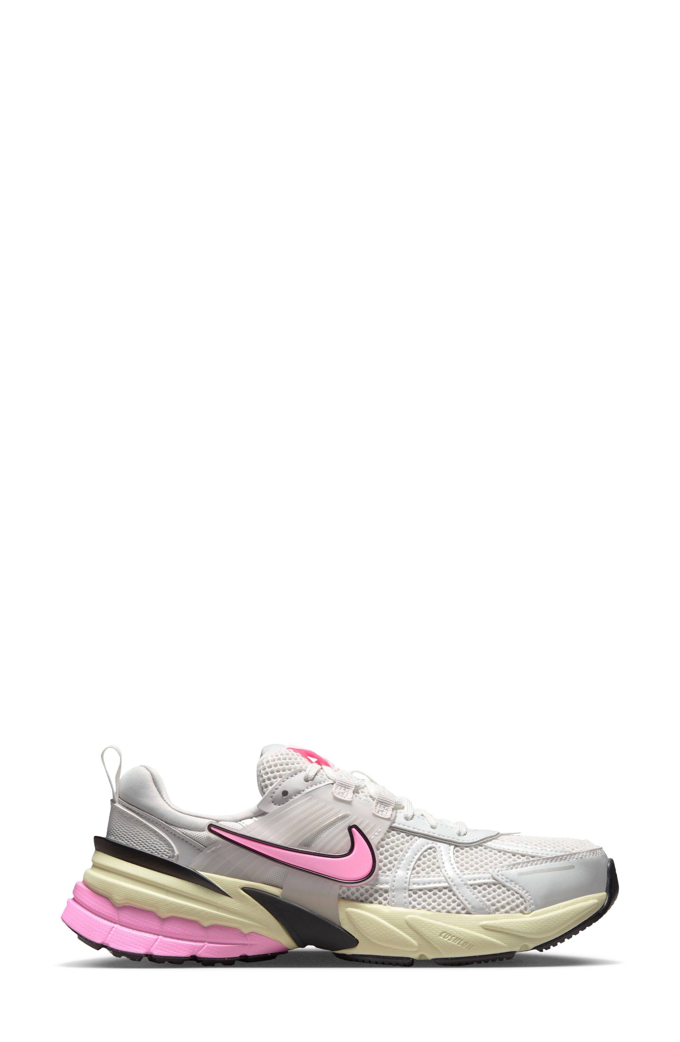 Nike V2K Run Sneaker in Summit White/Pink Spell/Grey at Nordstrom - 2