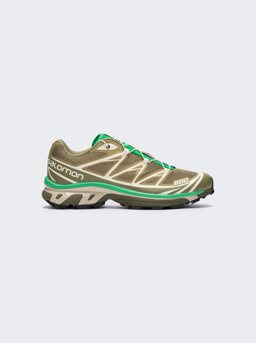 XT-6 Sneakers Dried Herb/Deep Lichen Green/Bright Green - 1