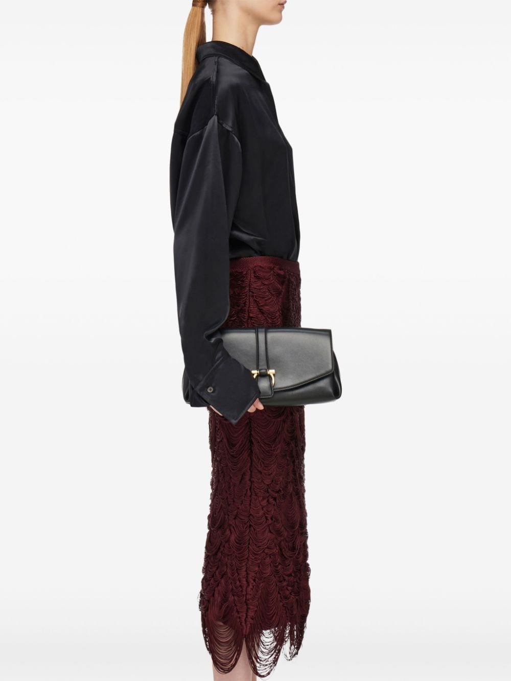 medium front flap soulder bag - 2