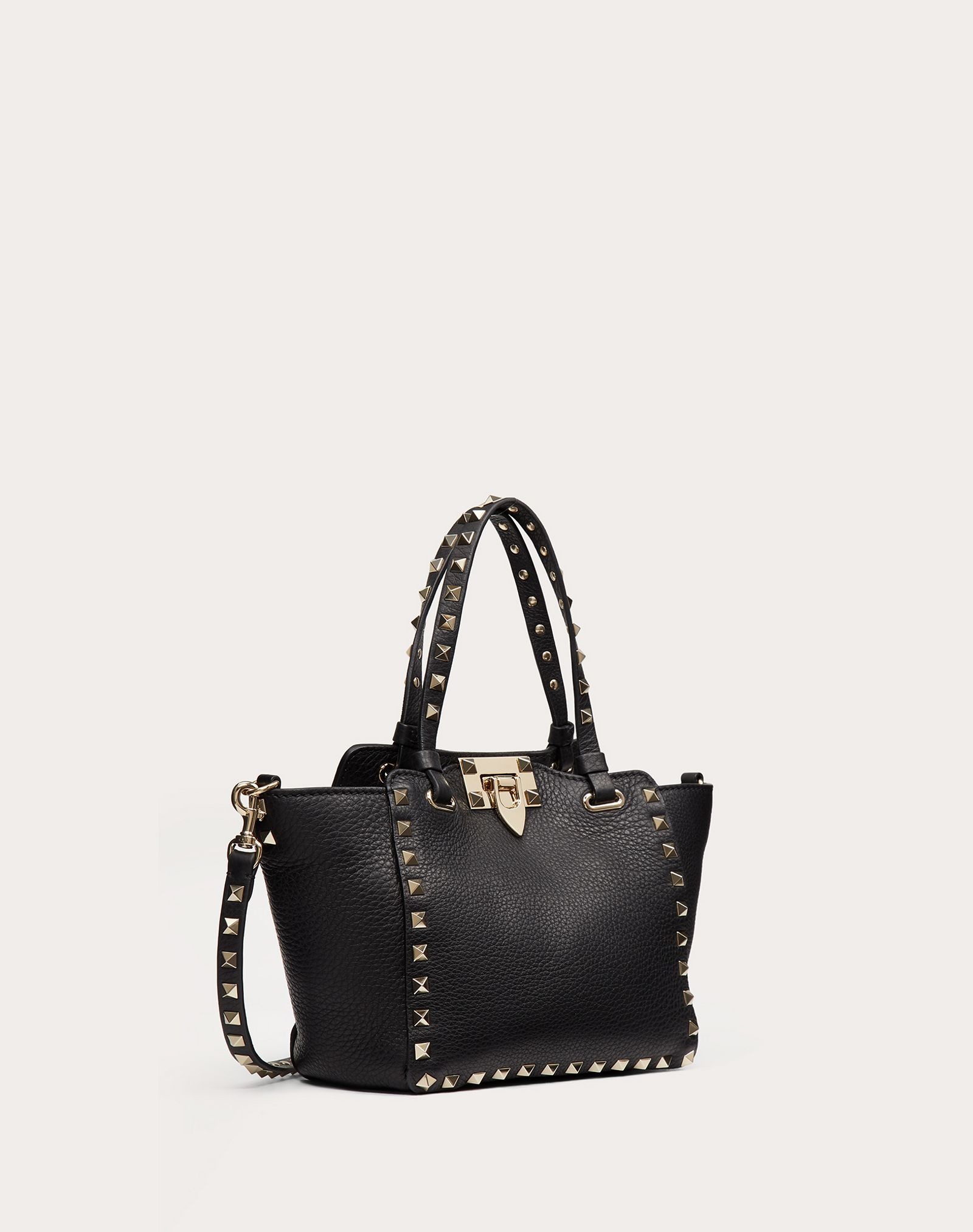 Mini Rockstud Grainy Calfskin Bag - 2