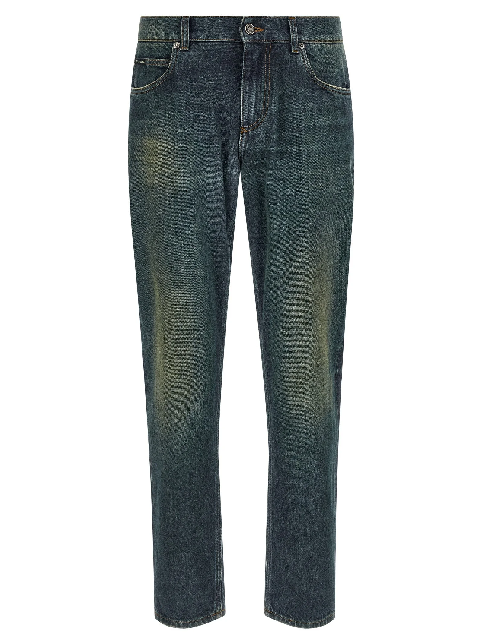 Dolce & Gabbana Men Logo Tag Jeans - 1