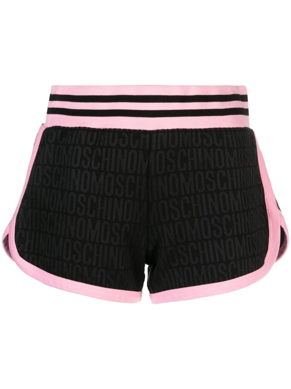 logo-jacquard track shorts - 1