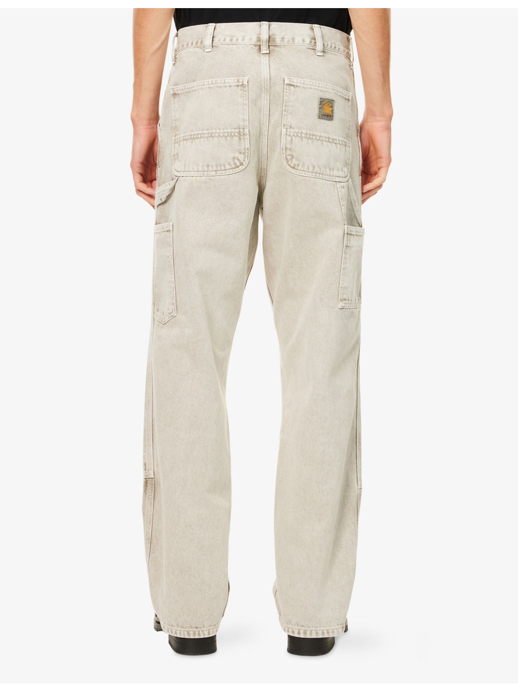 Double Knee Multi-Pockets Denim Trousers - 4