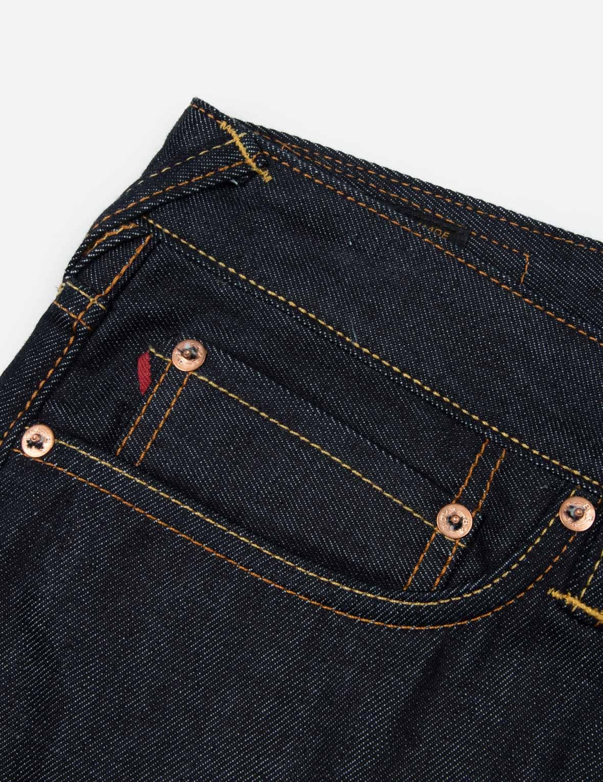 SEAGULL EMBOSSED PRINTED CARROT FIT DENIM JEANS #2017 - 7