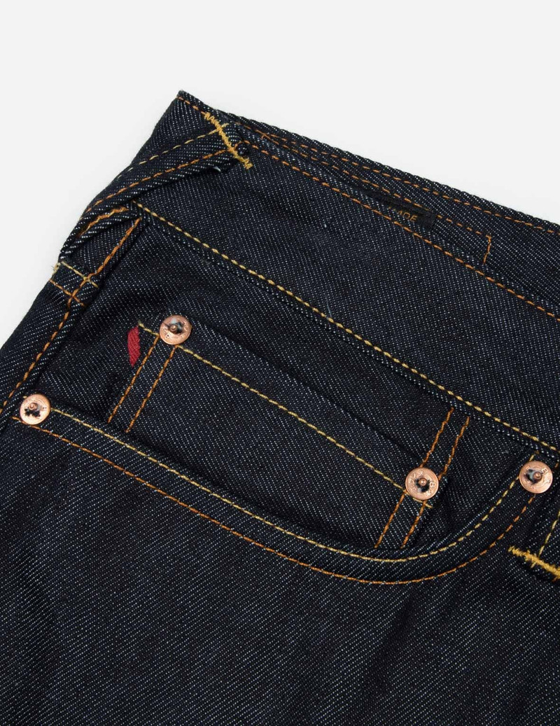 SEAGULL EMBOSSED PRINTED CARROT FIT DENIM JEANS #2017 7