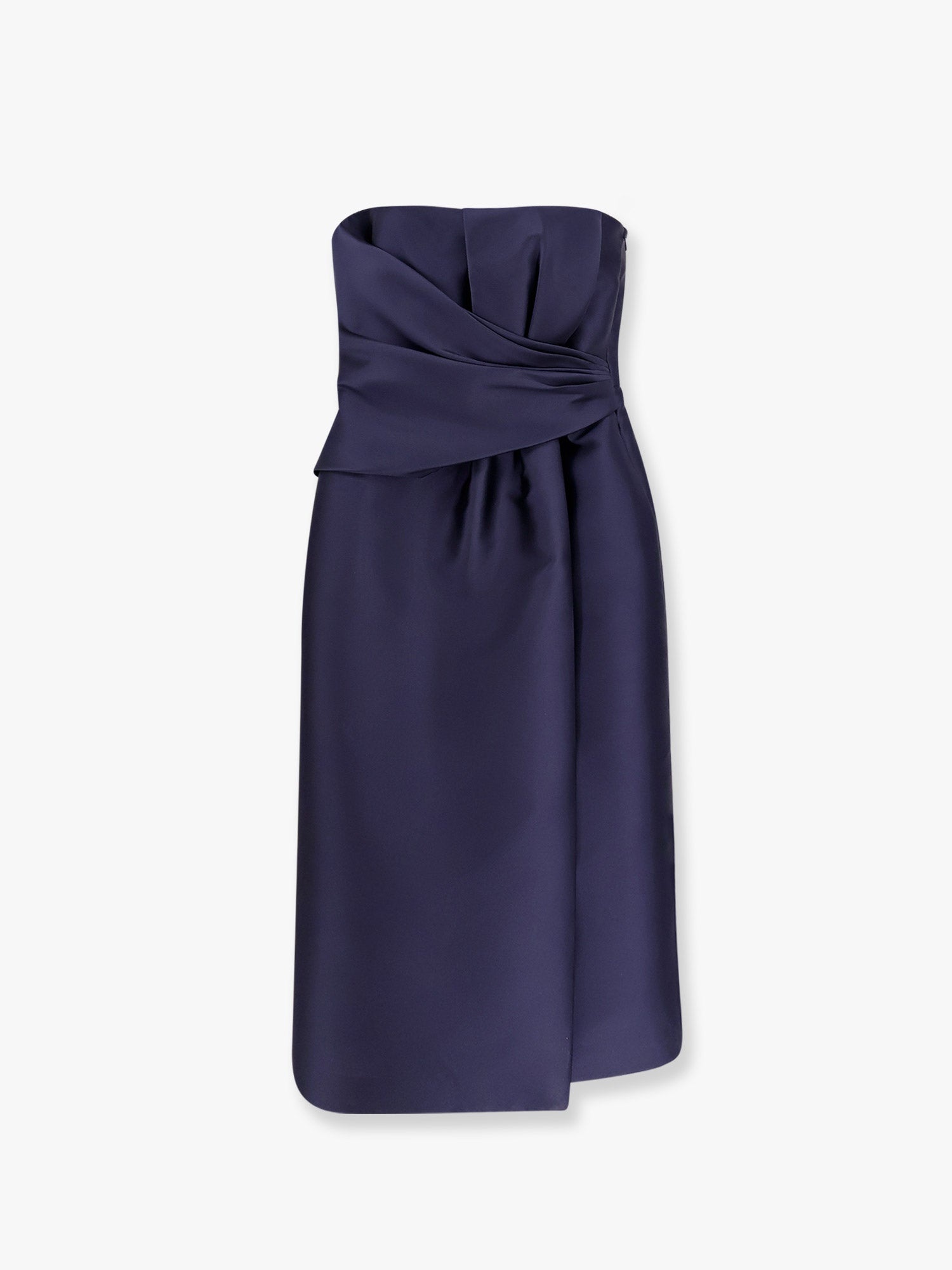 ALBERTA FERRETTI - Mikado décolleté  dress - 1