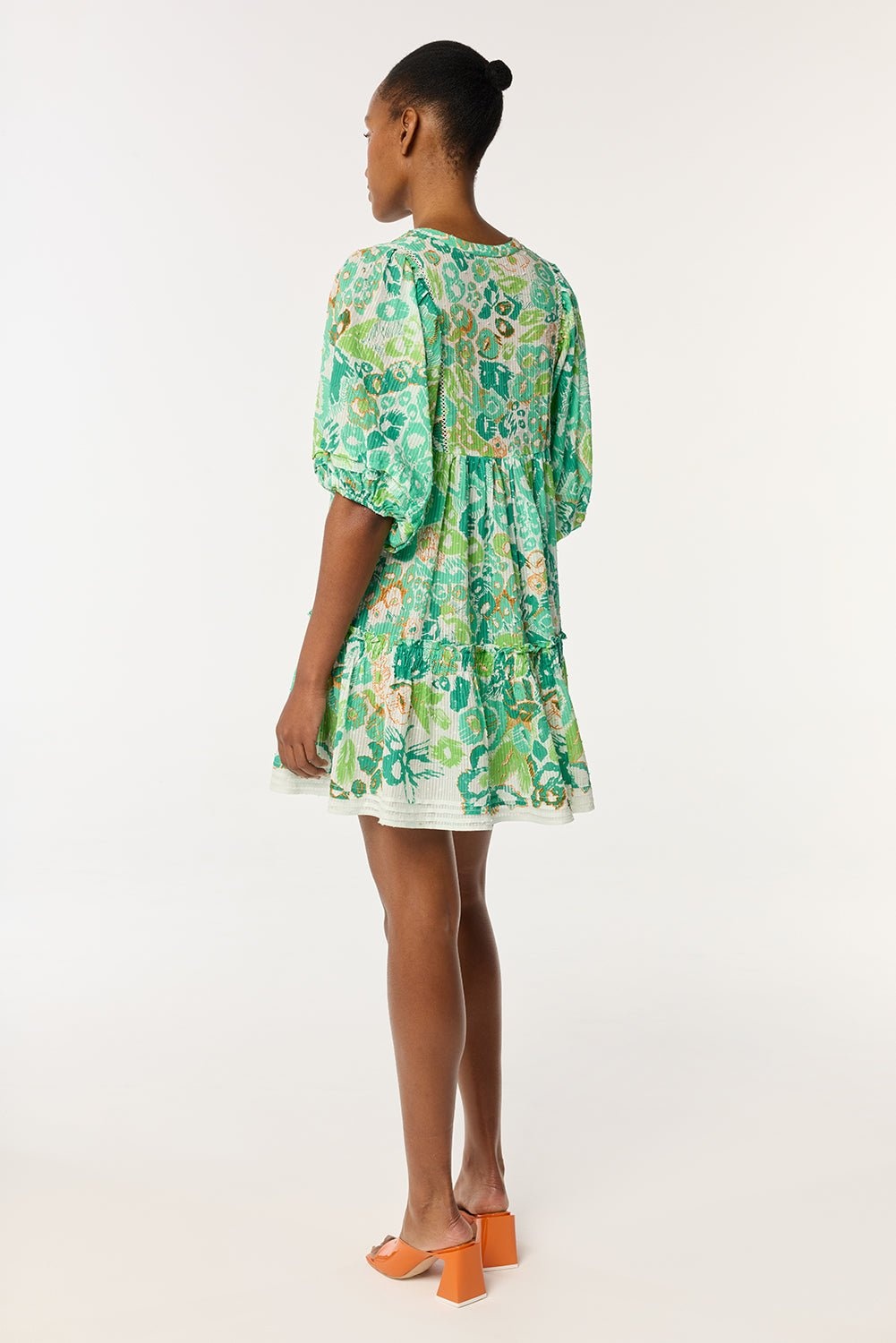 Mini Dress Aria - Green Pencilleo - 3