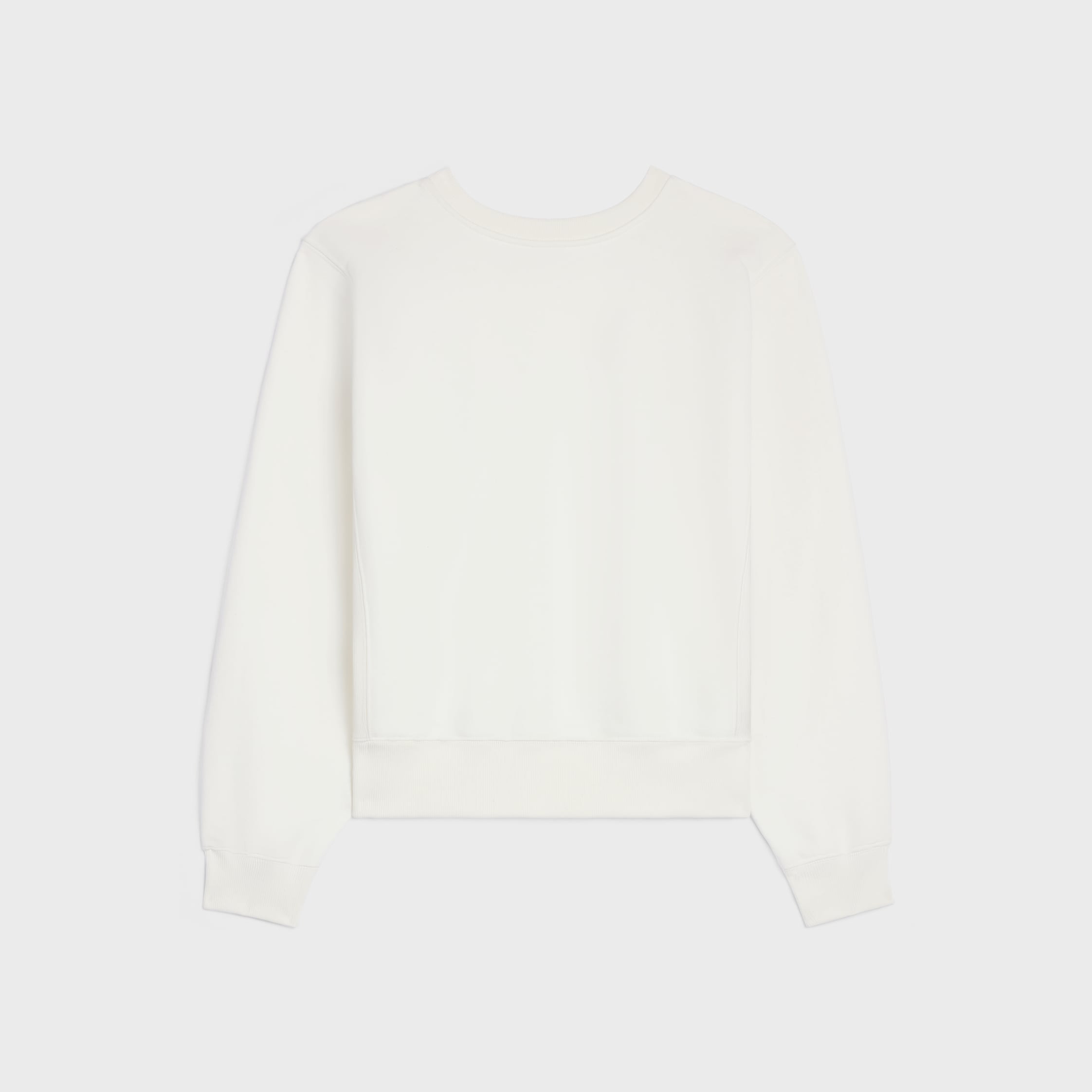 oversized celine sweatshirt IN cotton fleece - 2