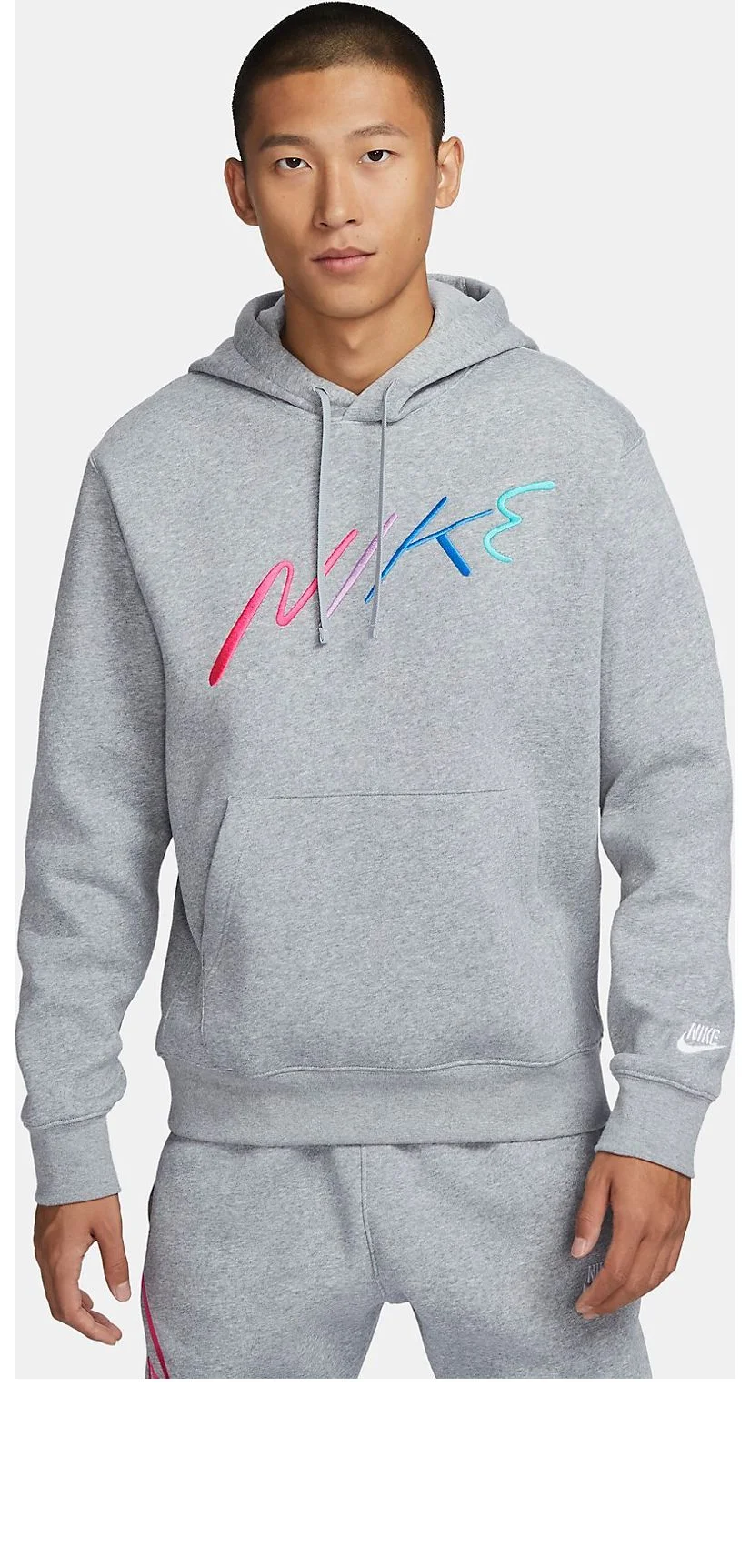 Nike Club Fleece Hoodie 'Grey' FB7489-063 - 1