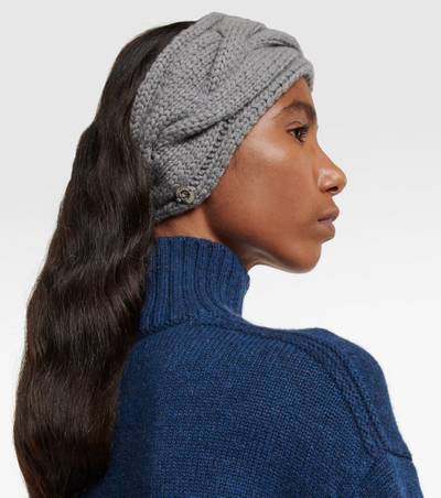 Loro Piana Courchevel cashmere headband outlook