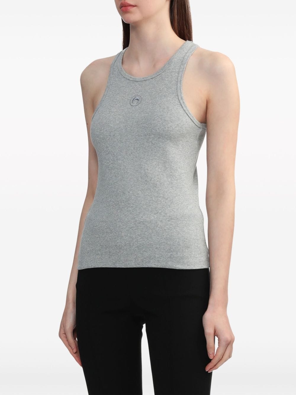 Crescent Moon-embroidered tank top - 3