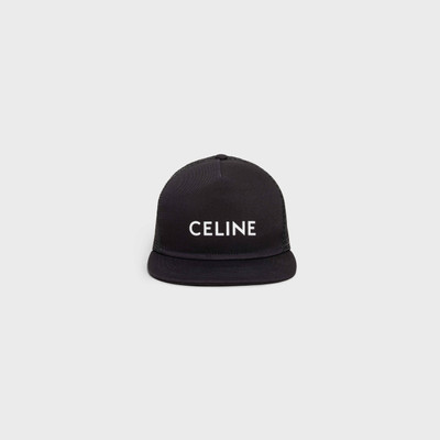 CELINE CELINE SNAPBACK CAP IN COTTON outlook