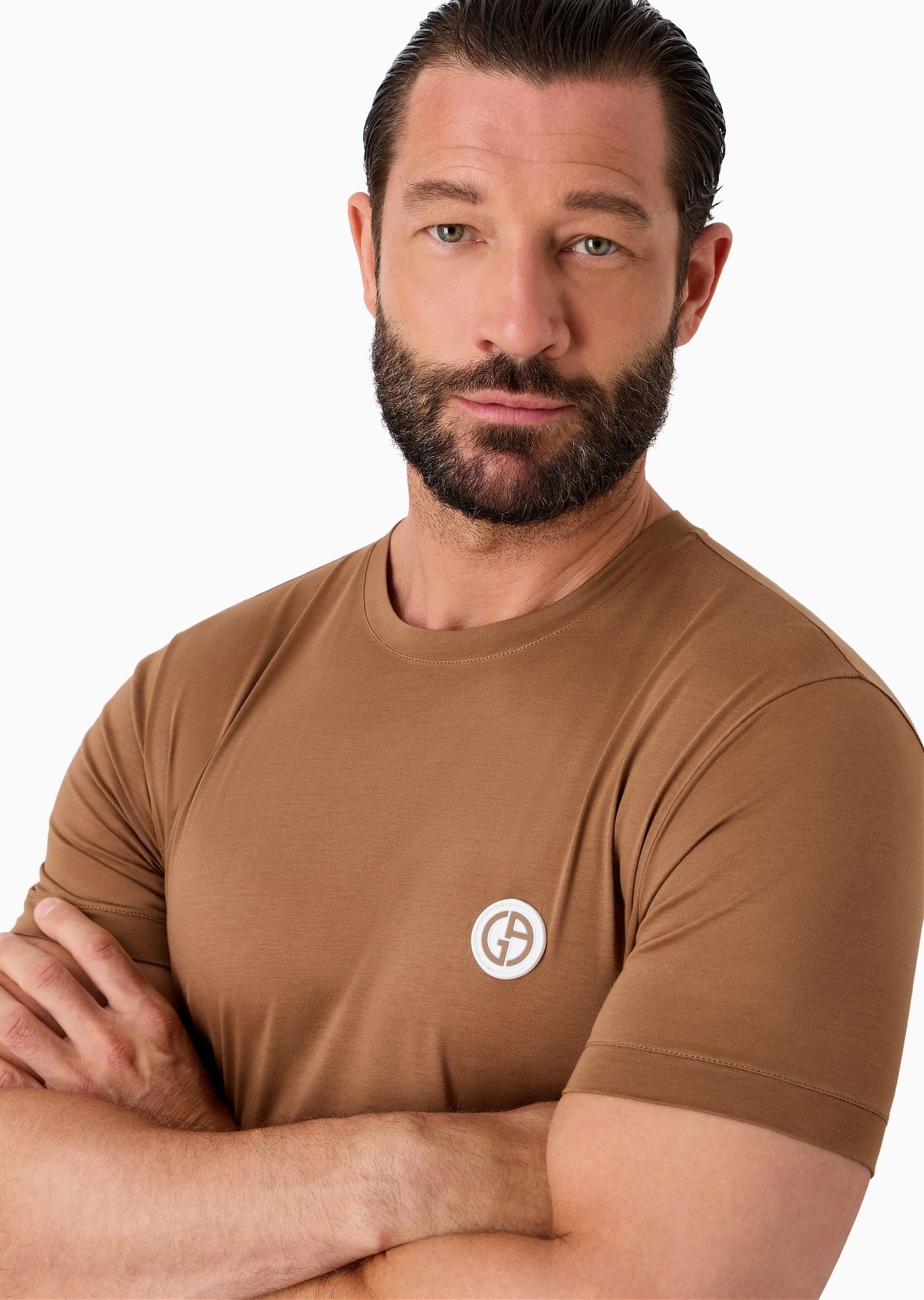 Short-sleeved Pima cotton jersey T-shirt - 5