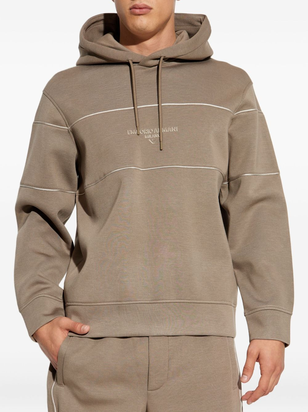 logo-print hoodie - 3