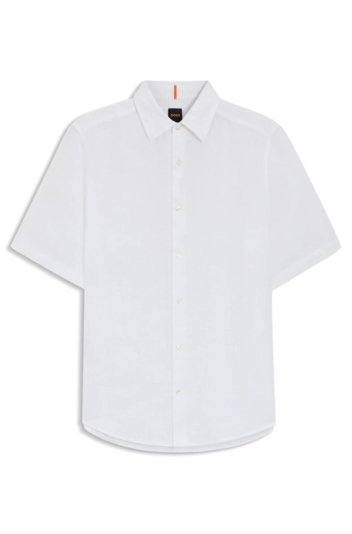 REGULAR-FIT SHIRT IN LINEN - 1