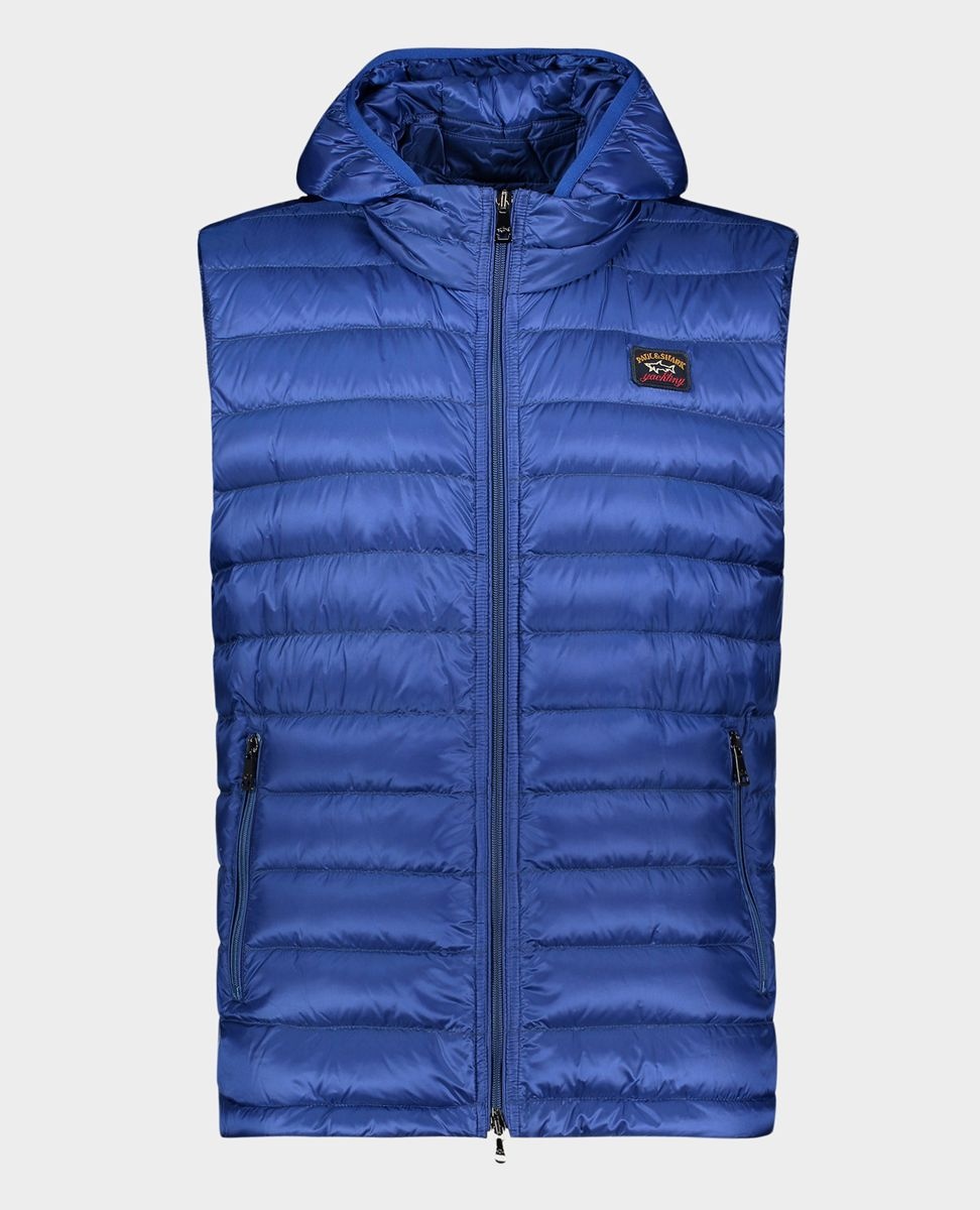 Ultralight down vest with detachable hood - 1