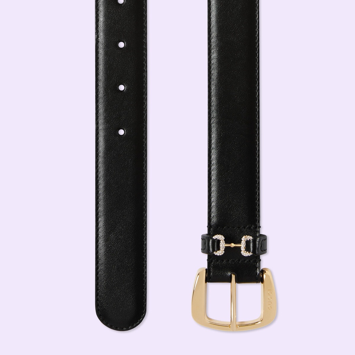Belt with crystal Horsebit - 2