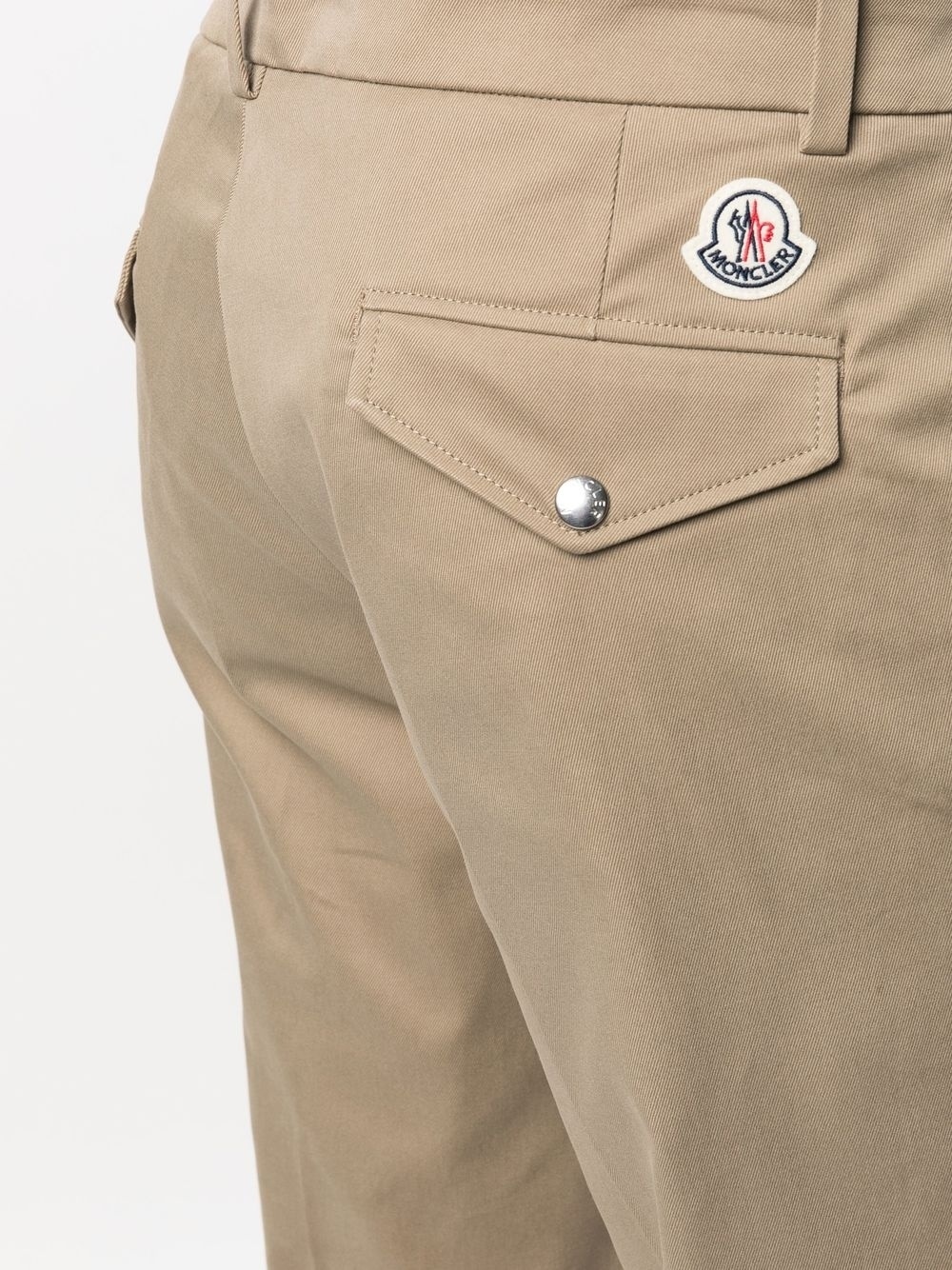 tapered-leg tailored chinos - 5