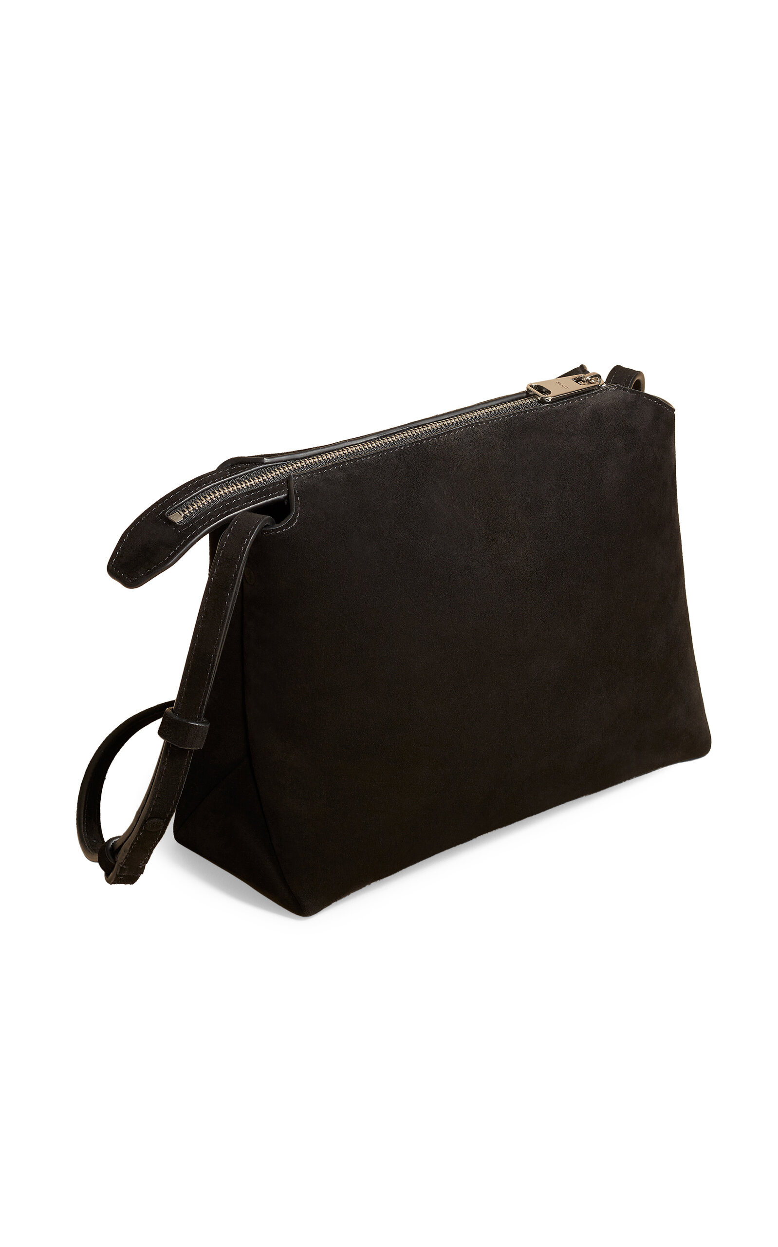 Lina Medium Suede Crossbody Bag black - 4