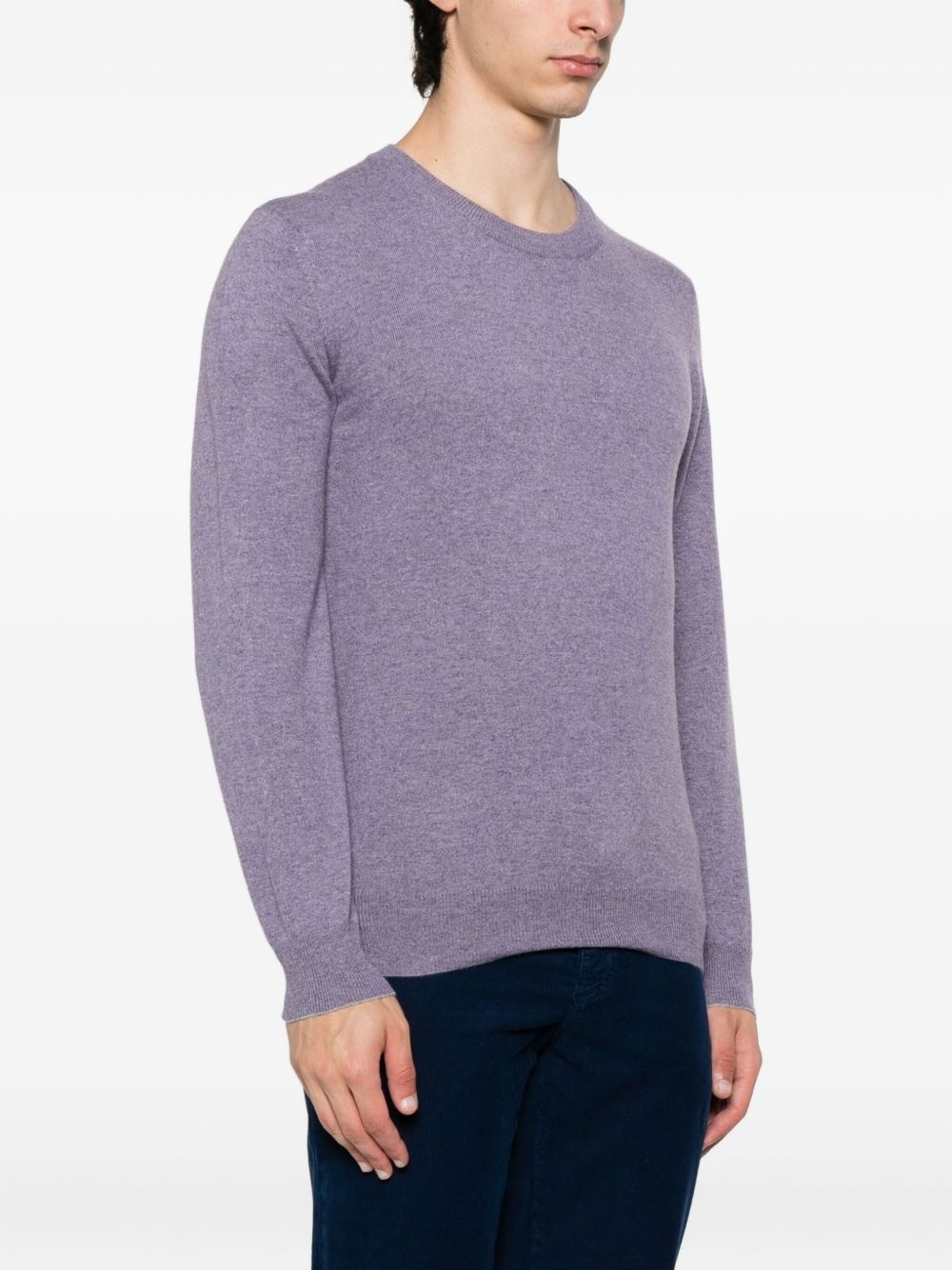 crew-neck cashmere sweater - 3
