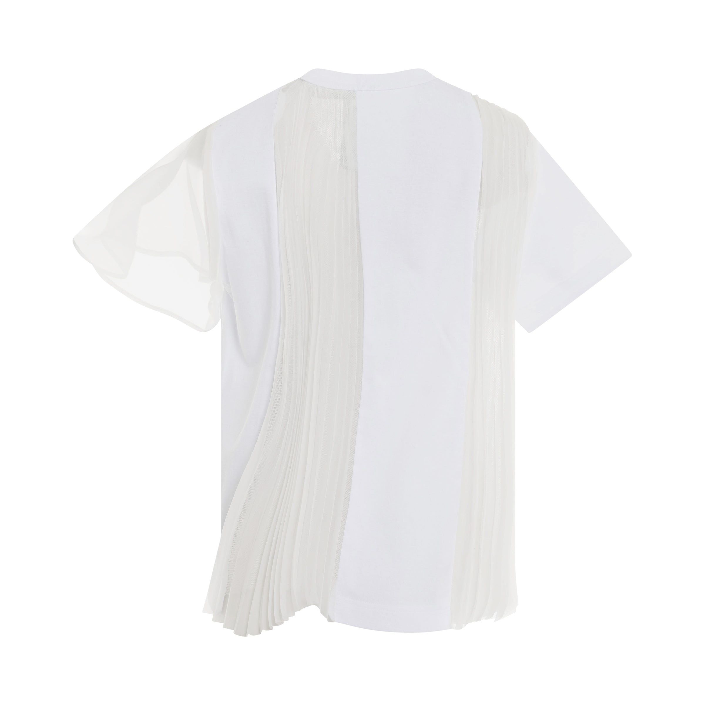 Classic Cotton Jersey T-Shirts in White - 4