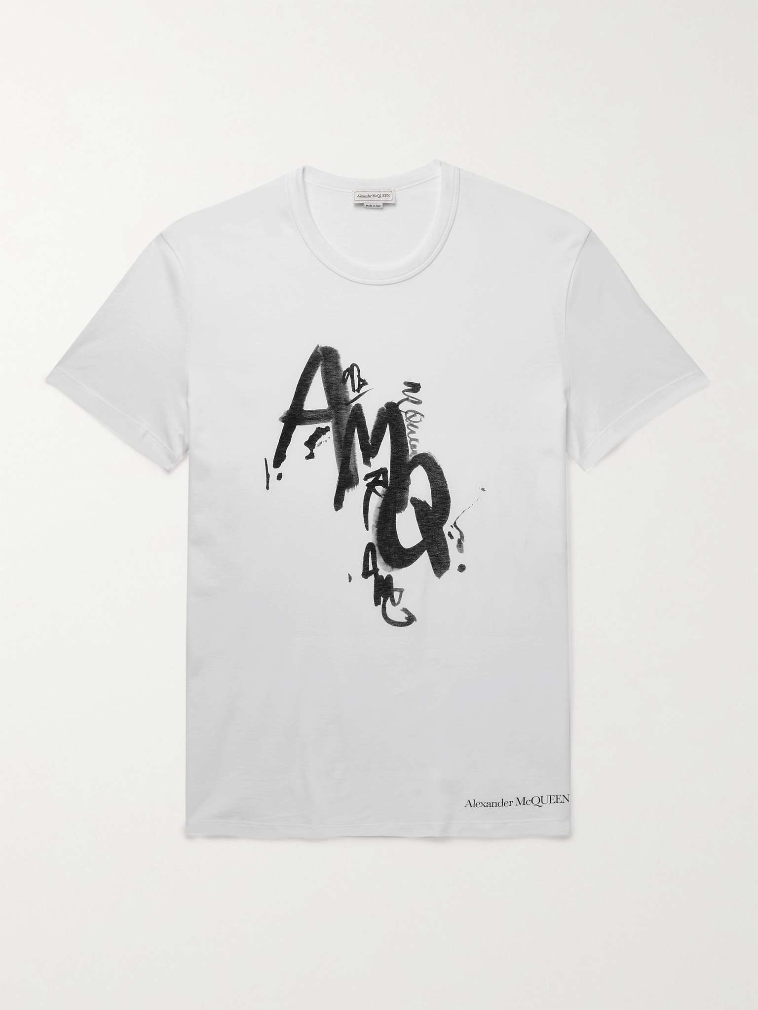 Logo-Print Cotton-Jersey T-Shirt - 1