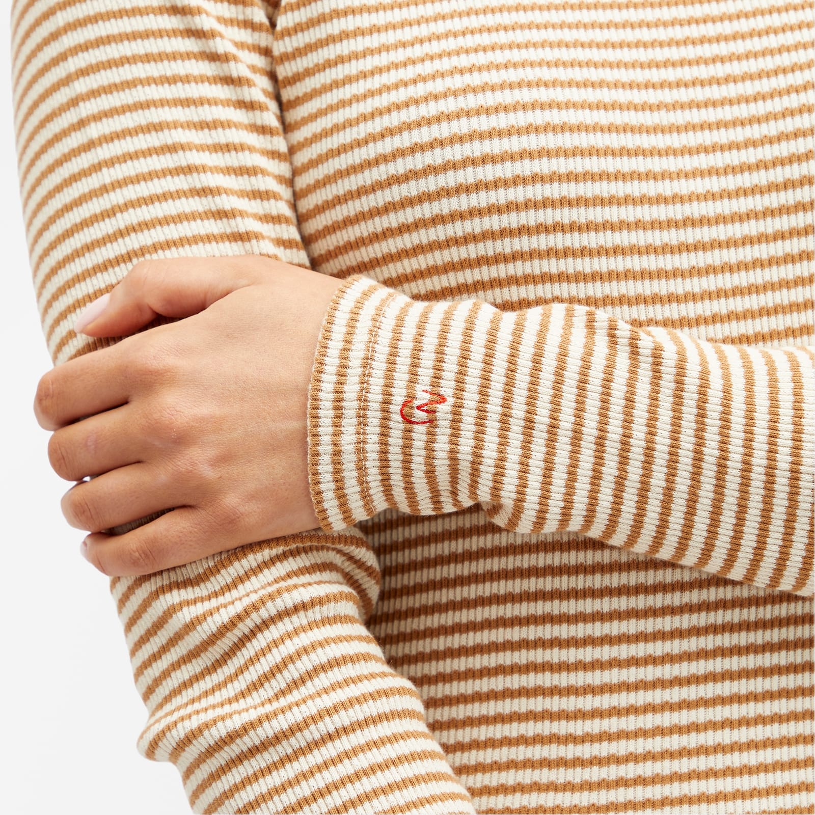 Nudie Jeans Co Striped Rib Top - 5