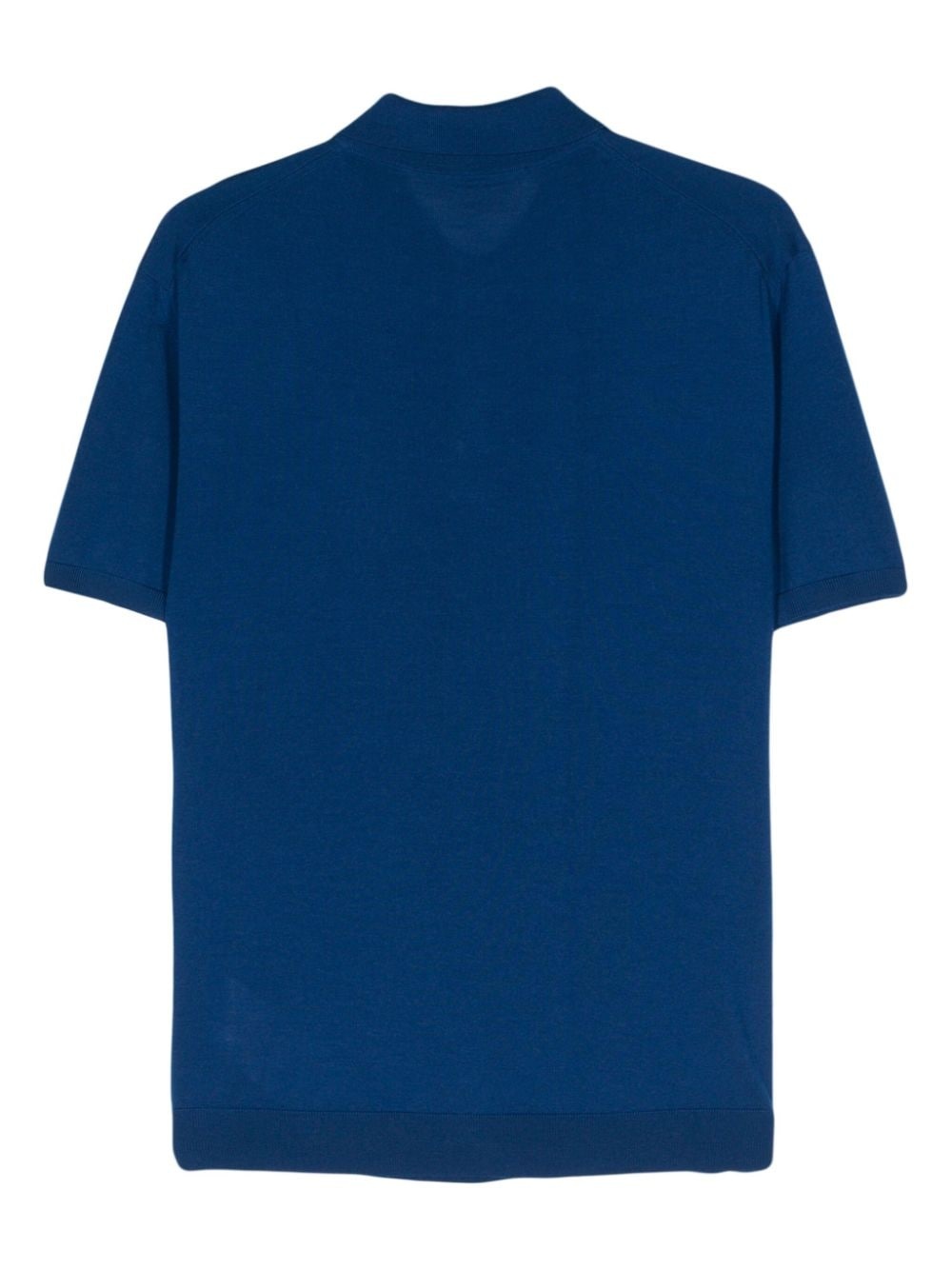logo-embroidered polo top - 2